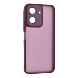 Szilikon telefonvédő (ütésállóság, akril hátlap, kameravédő) LILA   Szilikon telefonvédő (ütésállóság, akril hátlap, kameravédő) LILA