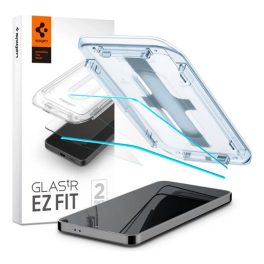   SPIGEN EZ FIT HD képernyővédő üveg 2db (2.5D, tokbarát, ultravékony, 0.2mm, 9H + segédkeret) ÁTLÁTSZÓ