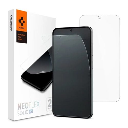 SPIGEN NEOFLEX képernyővédő fólia 2db (full screen, tok barát) ÁTLÁTSZÓ