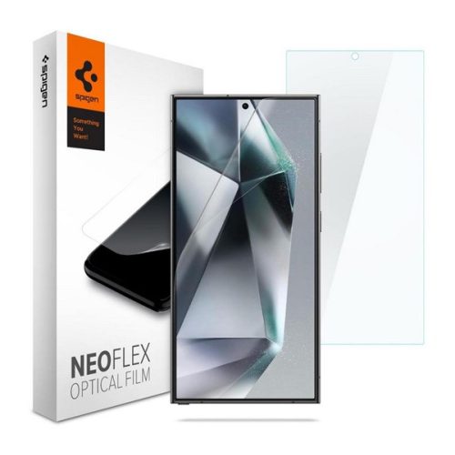 SPIGEN NEOFLEX képernyővédő fólia 2db (full screen, tok barát) ÁTLÁTSZÓ