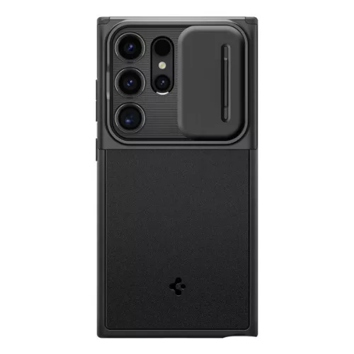 SPIGEN OPTIK ARMOR szilikon telefonvédő (kameravédő) FEKETE