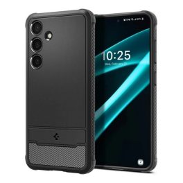 SPIGEN RUGGED ARMOR szilikon telefonvédő (ütésállóság, légpárnás sarok, karbon minta) FEKETE   SPIGEN RUGGED ARMOR szilikon telefonvédő (ütésállóság, légpárnás sarok, karbon minta) FEKETE
