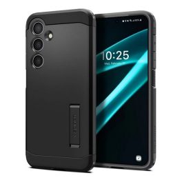 SPIGEN TOUGH ARMOR szilikon telefonvédő (ütésállóság, kitámasztó) FEKETE   SPIGEN TOUGH ARMOR szilikon telefonvédő (ütésállóság, kitámasztó) FEKETE