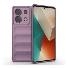   Szilikon telefonvédő (ütésállóság, kameravédő, 3D) LILA