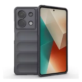   Szilikon telefonvédő (ütésállóság, kameravédő, 3D) SÖTÉTSZÜRKE