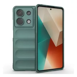   Szilikon telefonvédő (ütésállóság, kameravédő, 3D) SÖTÉTZÖLD