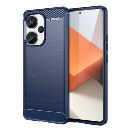 Szilikon telefonvédő (ütésállóság, légpárnás sarok, szálcsiszolt, karbon minta) SÖTÉTKÉK   Szilikon telefonvédő (ütésállóság, légpárnás sarok, szálcsiszolt, karbon minta) SÖTÉTKÉK