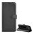 Tok álló, bőr hatású (FLIP, oldalra nyíló, asztali tartó, prémium) FEKETE