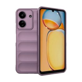Szilikon telefonvédő (ütésállóság, kameravédő, 3D) LILA   Szilikon telefonvédő (ütésállóság, kameravédő, 3D) LILA