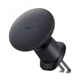   BASEUS autós tartó (szellőzőre, 15W, wireless, mágneses, PD gyorstöltő) FEKETE
