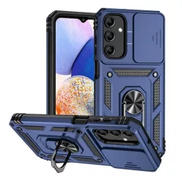   Defender szilikon telefonvédő (ütésállóság, tartógyűrű, kameravédő) SÖTÉTKÉK