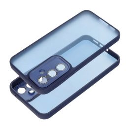 Szilikon telefonvédő (ütésállóság, akril hátlap, kameravédő) SÖTÉTKÉK   Szilikon telefonvédő (ütésállóság, akril hátlap, kameravédő) SÖTÉTKÉK