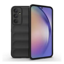 Szilikon telefonvédő (ütésállóság, kameravédő, 3D) FEKETE   Szilikon telefonvédő (ütésállóság, kameravédő, 3D) FEKETE