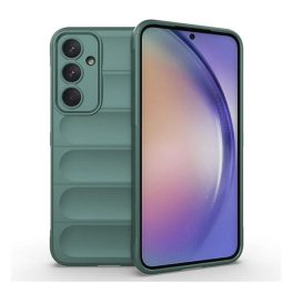 Szilikon telefonvédő (ütésállóság, kameravédő, 3D) SÖTÉTZÖLD   Szilikon telefonvédő (ütésállóság, kameravédő, 3D) SÖTÉTZÖLD