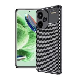 Szilikon telefonvédő (ütésállóság, légpárnás sarok, karbon minta) FEKETE   Szilikon telefonvédő (ütésállóság, légpárnás sarok, karbon minta) FEKETE