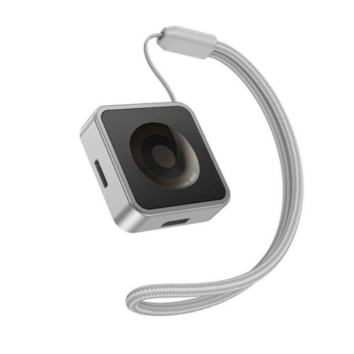 HOCO asztali töltő (2.5W, wireless, Apple Watch töltő) EZÜST