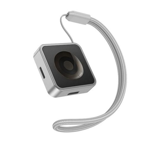 HOCO asztali töltő (2.5W, wireless, Apple Watch töltő) EZÜST