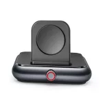 JOYROOM asztali töltő (5W, wireless, mágneses, Apple Watch töltő + Type-C tápkábel) FEKETE