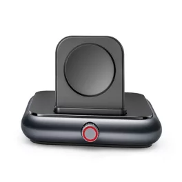   JOYROOM asztali töltő (5W, wireless, mágneses, Apple Watch töltő + Type-C tápkábel) FEKETE