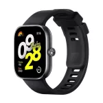 REDMI Watch 4 okosóra (szilikon szíj, aktivitásmérő, pulzusmérő, GPS, 5ATM, vízálló, 150+ sport mód) FEKETE