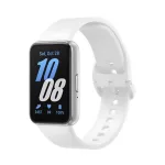 SAMSUNG Galaxy Fit 3 okoskarkötő (szilikon szíj, aktivitásmérő, 5 ATM, IP68 vízálló) EZÜST