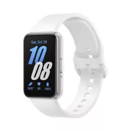   SAMSUNG Galaxy Fit 3 okoskarkötő (szilikon szíj, aktivitásmérő, 5 ATM, IP68 vízálló) EZÜST