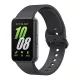 SAMSUNG Galaxy Fit 3 okoskarkötő (szilikon szíj, aktivitásmérő, 5 ATM, IP68 vízálló) SÖTÉTSZÜRKE