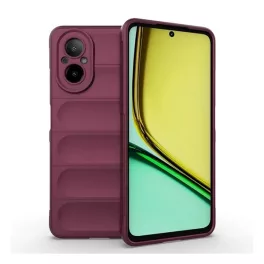   Szilikon telefonvédő (ütésállóság, kameravédő, 3D) BORDÓ
