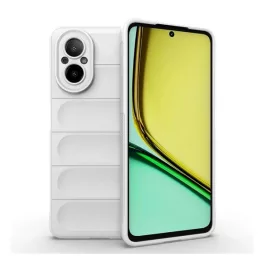   Szilikon telefonvédő (ütésállóság, kameravédő, 3D) FEHÉR
