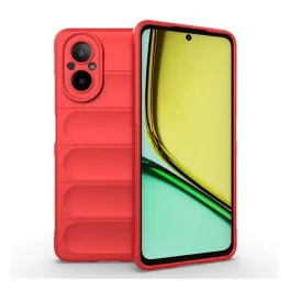   Szilikon telefonvédő (ütésállóság, kameravédő, 3D) PIROS
