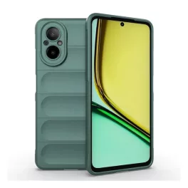   Szilikon telefonvédő (ütésállóság, kameravédő, 3D) SÖTÉTZÖLD