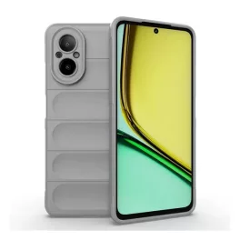   Szilikon telefonvédő (ütésállóság, kameravédő, 3D) VILÁGOSSZÜRKE