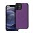 ROAR MAG MORNING szilikon telefonvédő (ECO bőr hatású, mikrofiber plüss belső, MagSafe) LILA