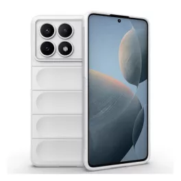  Szilikon telefonvédő (ütésállóság, kameravédő, 3D) FEHÉR