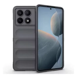   Szilikon telefonvédő (ütésállóság, kameravédő, 3D) SÖTÉTSZÜRKE