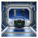 AWEI T52 PRO2 bluetooth fülhallgató SZTEREO (v5.3, TWS, vízálló, zajszűrő, LED fény + töltőtok) FEKETE