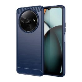 Szilikon telefonvédő (ütésállóság, légpárnás sarok, szálcsiszolt, karbon minta) SÖTÉTKÉK   Szilikon telefonvédő (ütésállóság, légpárnás sarok, szálcsiszolt, karbon minta) SÖTÉTKÉK