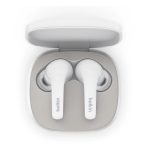 BELKIN SOUNDFORM FLOW bluetooth fülhallgató SZTEREO (v5.2, TWS, mikrofon, aktív zajszűrő, IPX5 + töltőtok) FEHÉR