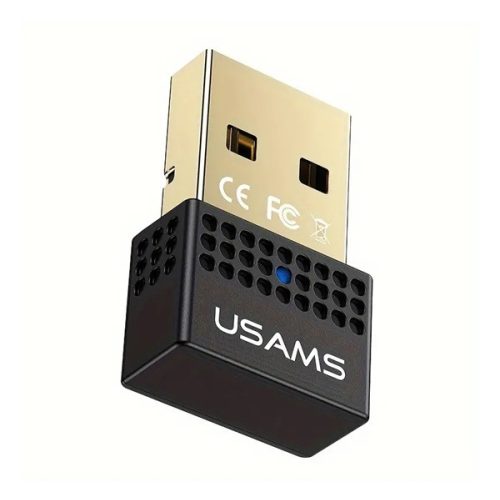 USAMS bluetooth adapter (USB, v5.3) FEKETE