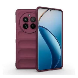  Szilikon telefonvédő (ütésállóság, kameravédő, 3D) BORDÓ