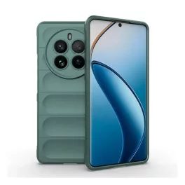   Szilikon telefonvédő (ütésállóság, kameravédő, 3D) SÖTÉTZÖLD