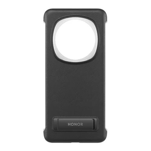 HONOR szilikon telefonvédő (asztali kitámasztó) FEKETE