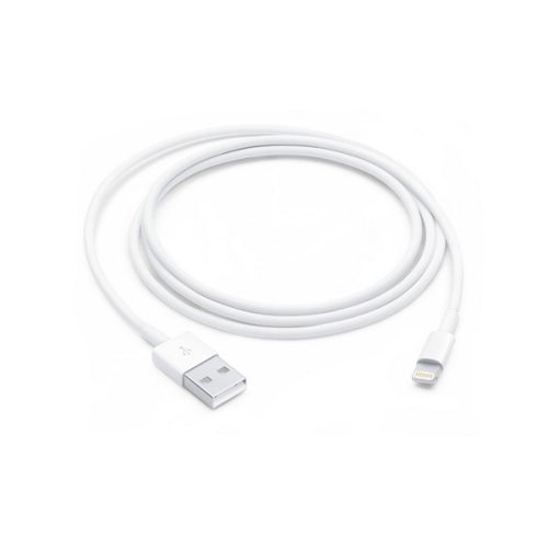 APPLE adatkábel (USB - lightning, MXLY2ZM/A utód, 100cm) FEHÉR