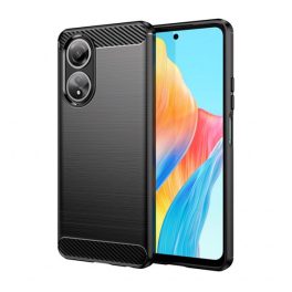 Szilikon telefonvédő (ütésállóság, légpárnás sarok, szálcsiszolt, karbon minta) FEKETE   Szilikon telefonvédő (ütésállóság, légpárnás sarok, szálcsiszolt, karbon minta) FEKETE