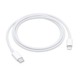 APPLE adatkábel (Type-C - lightning, gyorstöltő, 100cm, MX0K2ZM/A utód) FEHÉR   APPLE adatkábel (Type-C - lightning, gyorstöltő, 100cm, MX0K2ZM/A utód) FEHÉR
