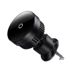 BASEUS MAGPRO autós tartó (szellőzőre, mágneses, 360°, 15W, wireless, Qi2 + mágnesgyűrű) FEKETE