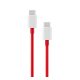 ONEPLUS adatkábel (Type-C - Type-C, 160W, 12A, gyorstöltő, 100cm, törésgátló) PIROS