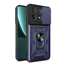   Defender szilikon telefonvédő (ütésállóság, tartógyűrű, kameravédő) SÖTÉTKÉK