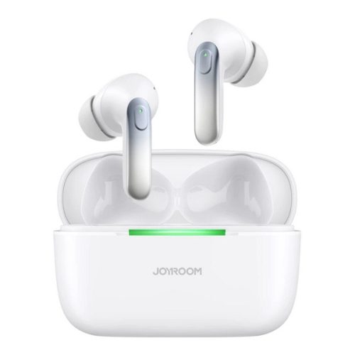 JOYROOM JBUDS bluetooth fülhallgató SZTEREO (v5.3, TWS, mikrofon, akítv zajszűrő, IPX4, cseppálló + töltőtok) FEHÉR