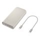 SAMSUNG vésztöltő 3 Type-C aljzat (20000mAh, 45W, PD gyorstöltő, LED jelzés) BÉZS